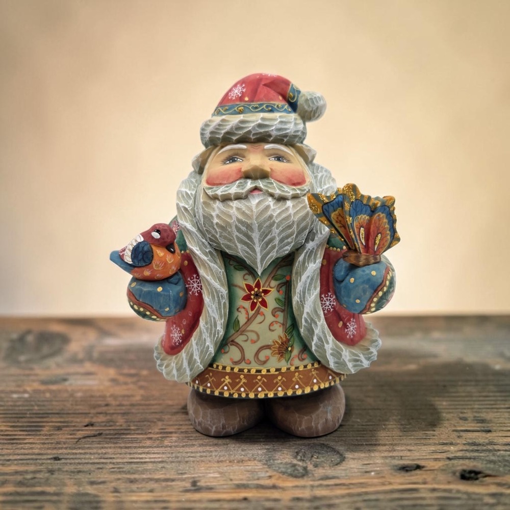 G. DeBrekht 2008 Flitter Flutter Old World Santa Limited Edition Series 518014